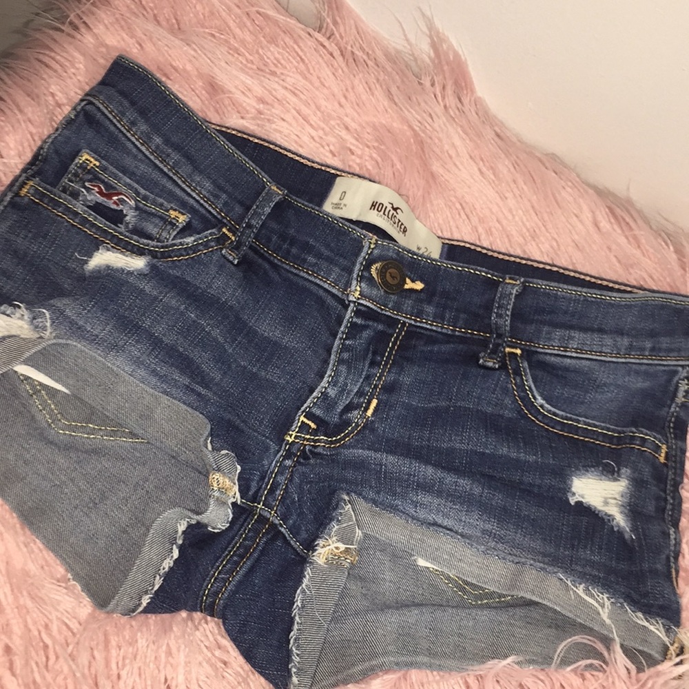 3/$25 Hollister distressed shorts